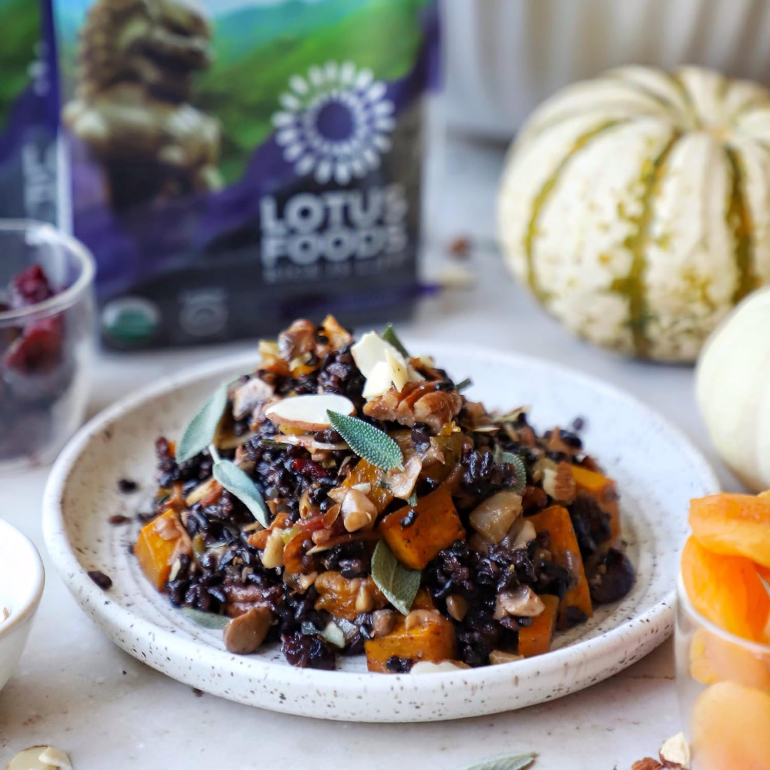 Lotus Foods Bulk Organic Forbidden Rice - Black Rice Organic, Purple Rice, Black Rice Bulk, Gluten Free Heirloom Rice, Whole Grain, Non GMO, Vegan - 11 lb Bag5