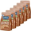 Lundberg Basmati Rice, Organic Sprouted Brown Long Grain Rice - Nutty & Nutritious Brown Rice Grown in California, Ready to Eat in 30 Minutes, Pantry Staples, 16 Oz (Pack of 6)
