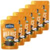 Lundberg Organic Wild Rice - 100% Natural California Cultivated Black Wild Rice for Healthy Meals, Vegan Food, Gluten-Free Rice, Pantry Staples, 8 Oz (Pack of 6)