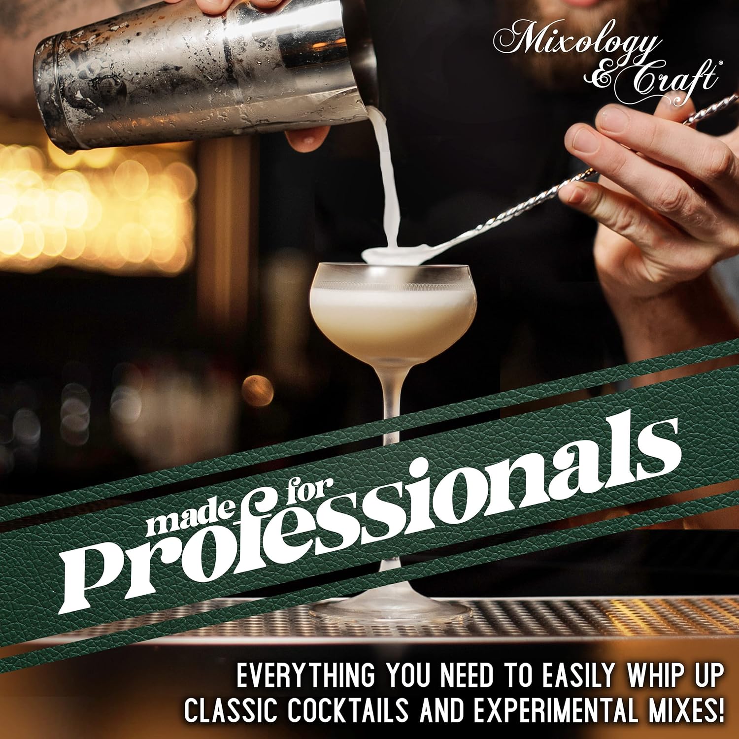 Mixology Bartender Kit 10-Piece Bar Tool Set with Bamboo Stand Perfect Home Bartending Kit and Martini Cocktail Shaker Set for a Perfect Drink Mixing Experience Fun Housewarming Gift (Silver)9