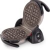 Presto 03510 Ceramic FlipSide Belgian Waffle Maker, BlackGray (Pack of 2)