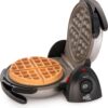 Presto Ceramic Flipside Belgian Waffle Maker, 7 inches (Pack of 1), BlackGray