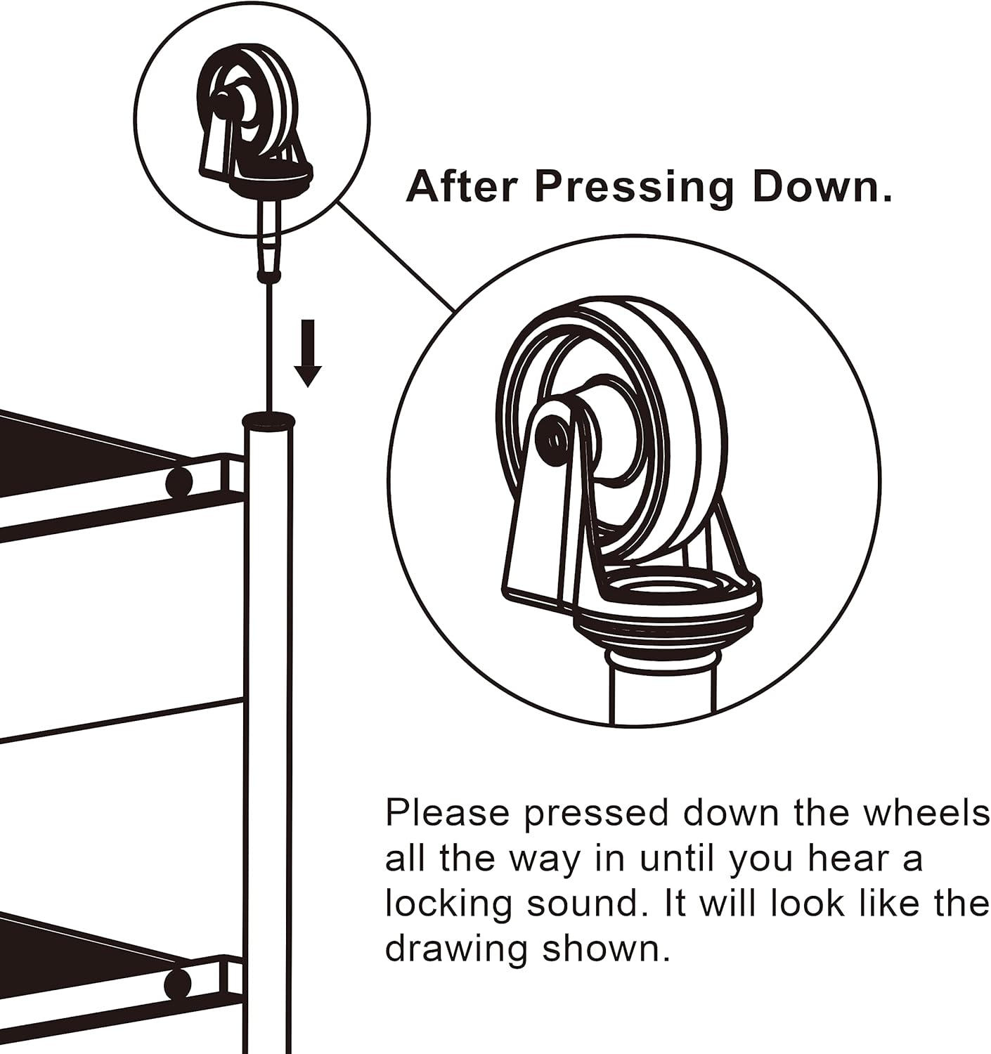 SunnyPoint 3-Tier Delicate Compact Rolling Metal Storage Organizer - Mobile Utility Cart Kitchen Under Desk Cart with Caster Wheels (TURQ, Compact (15.5 X 26.8 X 10.27))8