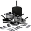 Tramontina 15 pc Aluminum Nonstick Cookware Set with Utensils - Silver, 80143/035DS