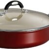 Tramontina Covered Deep Skillet 11-Inch, Metallic Copper, 80110/045DS