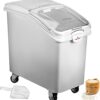 VEVOR 21 Gallon Ingredient Bin with Scoop 400 Cup Ingredient Bin with Sliding Lid Commercial Food Storage for Kitchen