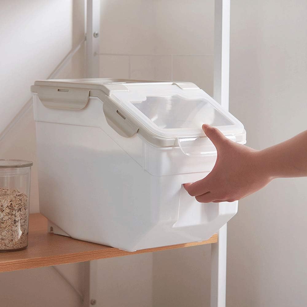 WINIAER Airtight Food Storage Containers, Large Capacity Pet Food Storage Container, Kitchen Pantry Storage Bin for Rice, Cereal, Flour, Snacks0