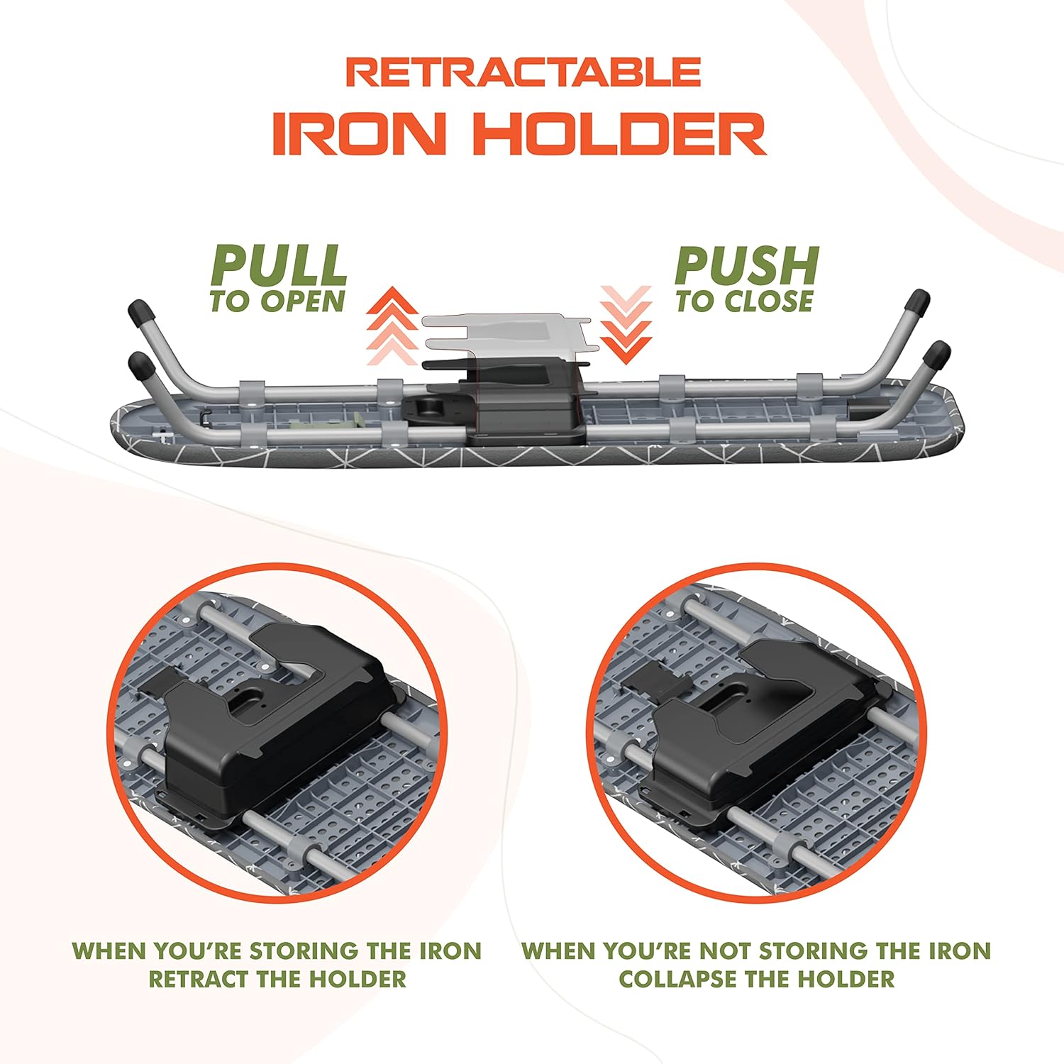 XABITAT Table Top Ironing Board W Wall Mount D-Crease Portable Space Saving Mini Laundry Room Foldable Small Ironing Board with Iron Holder Grey0