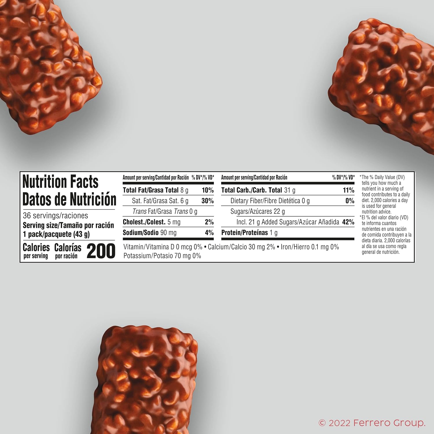 100 Grand Crispy Milk Chocolate with Caramel, Full Size Individually Wrapped Candy Bars, 1.5 oz each, Bulk 36 Count Box6