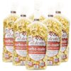 AL DENTE Carba-Nada Roasted Garlic Fettuccine, Lower-Carb Pasta, 16g High Protein, Cage Free Eggs, Non-GMO, 10 Ounce Bags (Pack of 6)