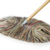 All Wool Dry Mop - Big Wooly with Wooden Handle - Made in The USA