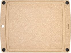 All-in-One 19.5" × 14.5" Cutting Board in Natural