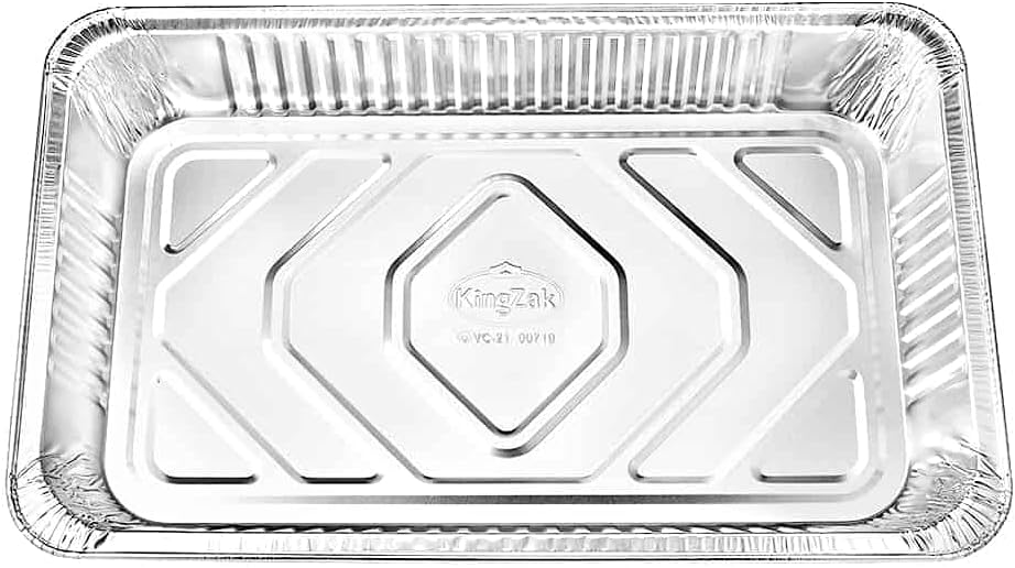 Aluminum Pans Full Size, Large Disposable Roasting & Baking Pan, 21x13 Deep Foil Pans (50 Pack) Extra Heavy Duty Chafing Trays for Hotels, Restaurants, Caterers, Steam Table, Buffets & Bakeware7