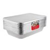Aluminum Pans with Lids 21x13 Disposable Roasting Pans with Covers - 10 Foil Pans and 10 Foil Lids - Sturdy Catering Pans - Disposable Food Containers Great for Prepping Large Slabs of Meat