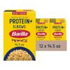 BARILLA Protein+ (Plus) Elbows Pasta, 14.5 Ounce (Pack of 12) - plant based pasta - Made from Lentils, Chickpeas & Peas - Non-GMO, Kosher Certified and Vegan