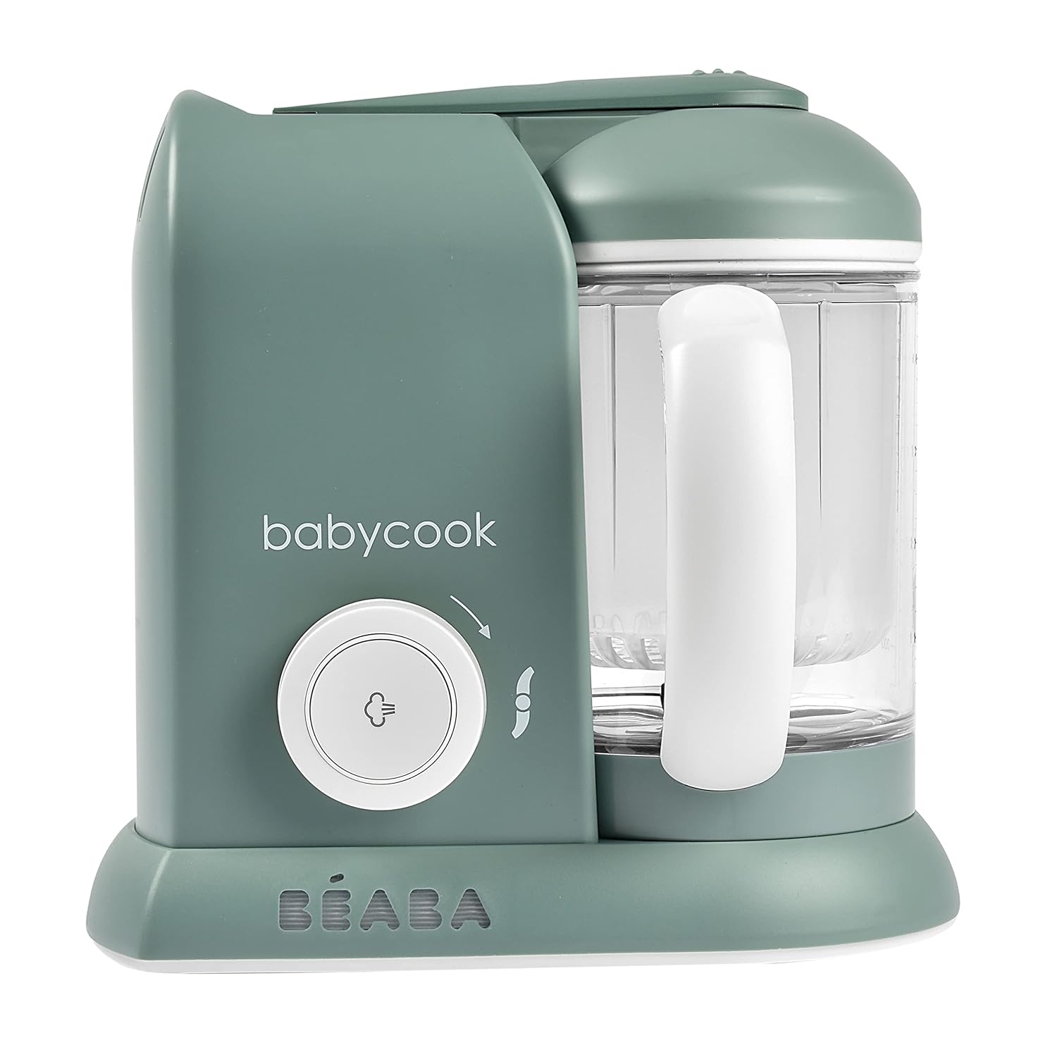 BEABA Babycook Solo 4 in 1 Baby Food Maker, Baby Food Processor, Steam Cook + Blend, Lrg Capacity 4.5 Cups - 27 Servings in 20 Mins, Cook Healthy Baby Food at Home, Dishwasher Safe, Eucalyptus BEABA Babycook Solo 4 in 1 Baby Food Maker, Baby Food Processor, Steam Cook + Blend, Lrg Capacity 4.5 Cups - 27 Servings in 20 Mins, Cook Healthy Baby Food at Home, Dishwasher Safe, Eucalyptus