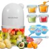 Baby Food Maker, Upgraded 14-in-1 Food Processor set for Baby Food&Purées Fruit Vegatable, Meat, baby food blender, Baby Feeding Supplies Essentials for Baby Shower Gifts Set…