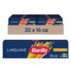 Barilla Linguine Pasta, 16 oz. Box (Pack of 20) - Non-GMO Pasta Made with Durum Wheat Semolina - Kosher Certified Pasta