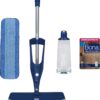Bona Hardwood Floor Premium Spray Mop - Includes Wood Floor Cleaning Concentrate and Machine Washable Microfiber Cleaning Pad - Dual Zone Cleaning Design for Faster Cleanup