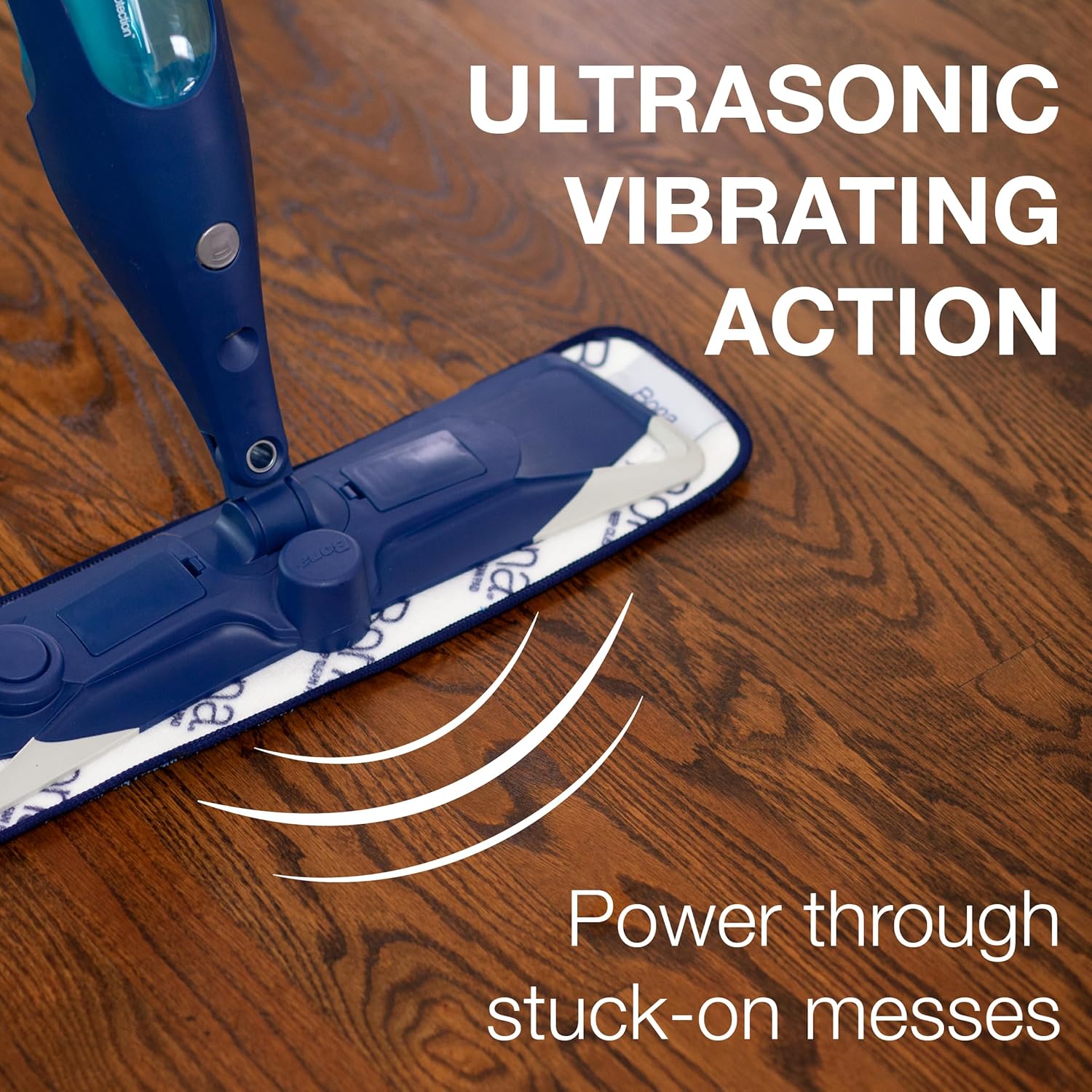 Bona PowerPlus Premium Motion Spray Mop for Hardwood Floors - Includes PowerPlus Hardwood Floor Cleaning Solution and PowerPlus Microfiber Cleaning Pad - Vibrating Spray Mop for Wood Floors1