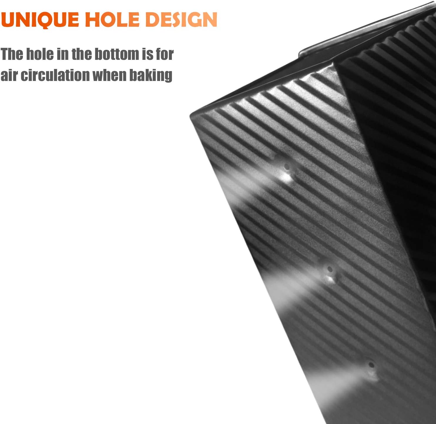 CHEFMADE Loaf Pan 2 Pcs, Non-Stick Bread Pan Carbon Steel Toast Pan with Cover for Baking Bread - Black9