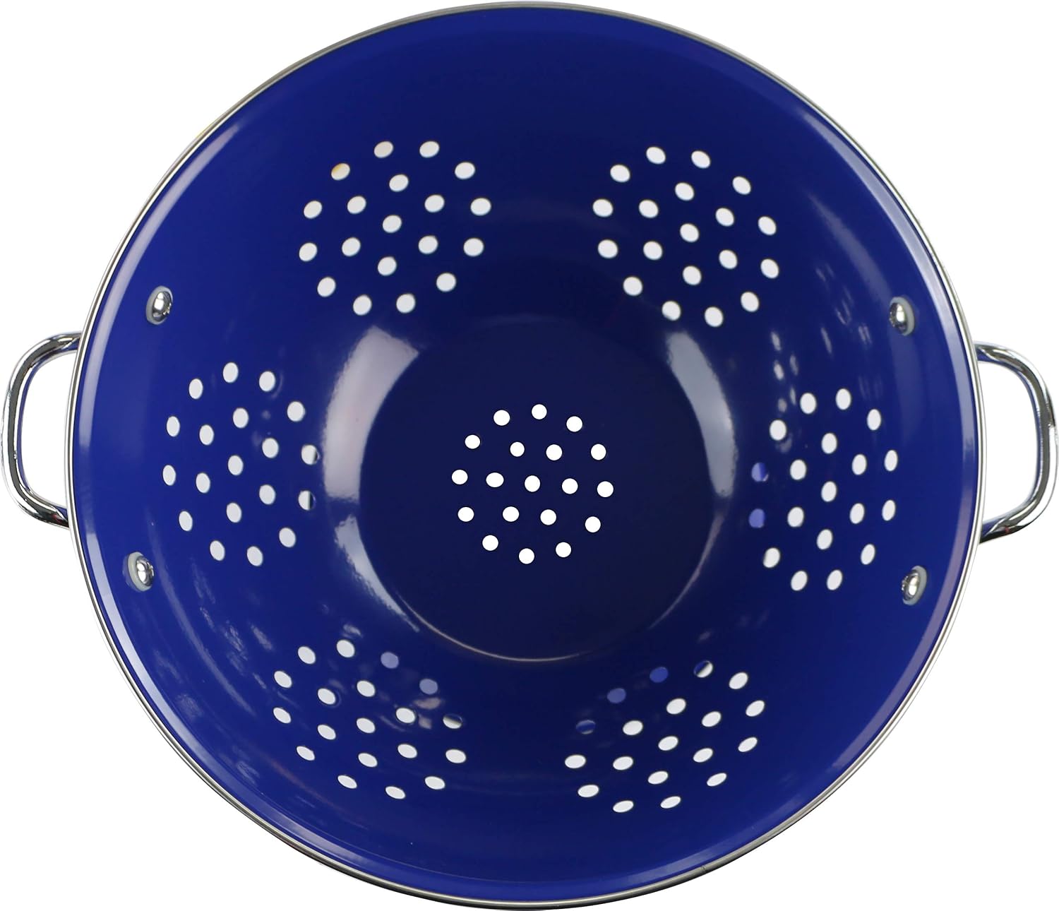 Calypso Basics by Reston Lloyd Powder Coated Enameled Colander, 5 Quart, Indigo0
