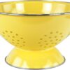Calypso Basics by Reston Lloyd Powder Coated Enameled Colander, 5 Quart, Lemon