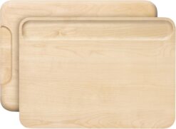 Caraway Cutting Board - Large (17 x 12”) - Double Sided Wood Cutting Board - Made From FSC-Certified Birch Wood - Food-Safe Mineral Oil & Wax Finish