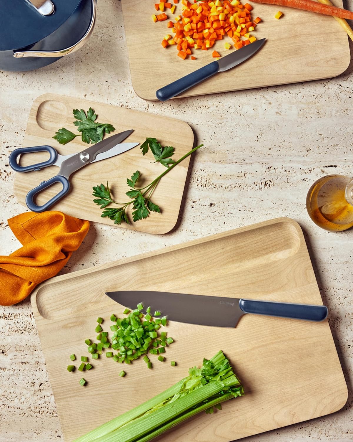 Caraway Cutting Board - Medium (14 x 10”) - Double Sided Wood Cutting Board - Made From FSC-Certified Birch Wood - Food-Safe Mineral Oil & Wax Finish2