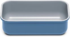 Caraway Non-Stick Ceramic 1 lb Loaf Pan - Naturally Slick Ceramic Coating - Non-Toxic, PTFE & PFOA Free - Perfect for Pound Cakes, Breads, & More - Slate