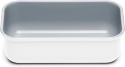 Caraway Non-Stick Ceramic 1 lb Loaf Pan - Naturally Slick Ceramic Coating - Non-Toxic, PTFE & PFOA Free - Perfect for Pound Cakes, Breads, & More - White