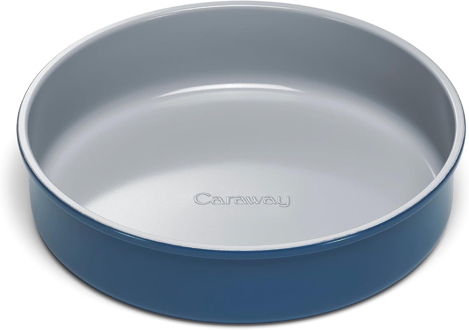 Caraway Non-Stick Ceramic 9” Circle Pan - Naturally Slick Ceramic Coating - Non-Toxic, PTFE & PFOA Free - Perfect for Birthday Cakes, Tartes, & More - Navy Caraway Non-Stick Ceramic 9” Circle Pan - Naturally Slick Ceramic Coating - Non-Toxic, PTFE & PFOA Free - Perfect for Birthday Cakes, Tartes, & More - Navy