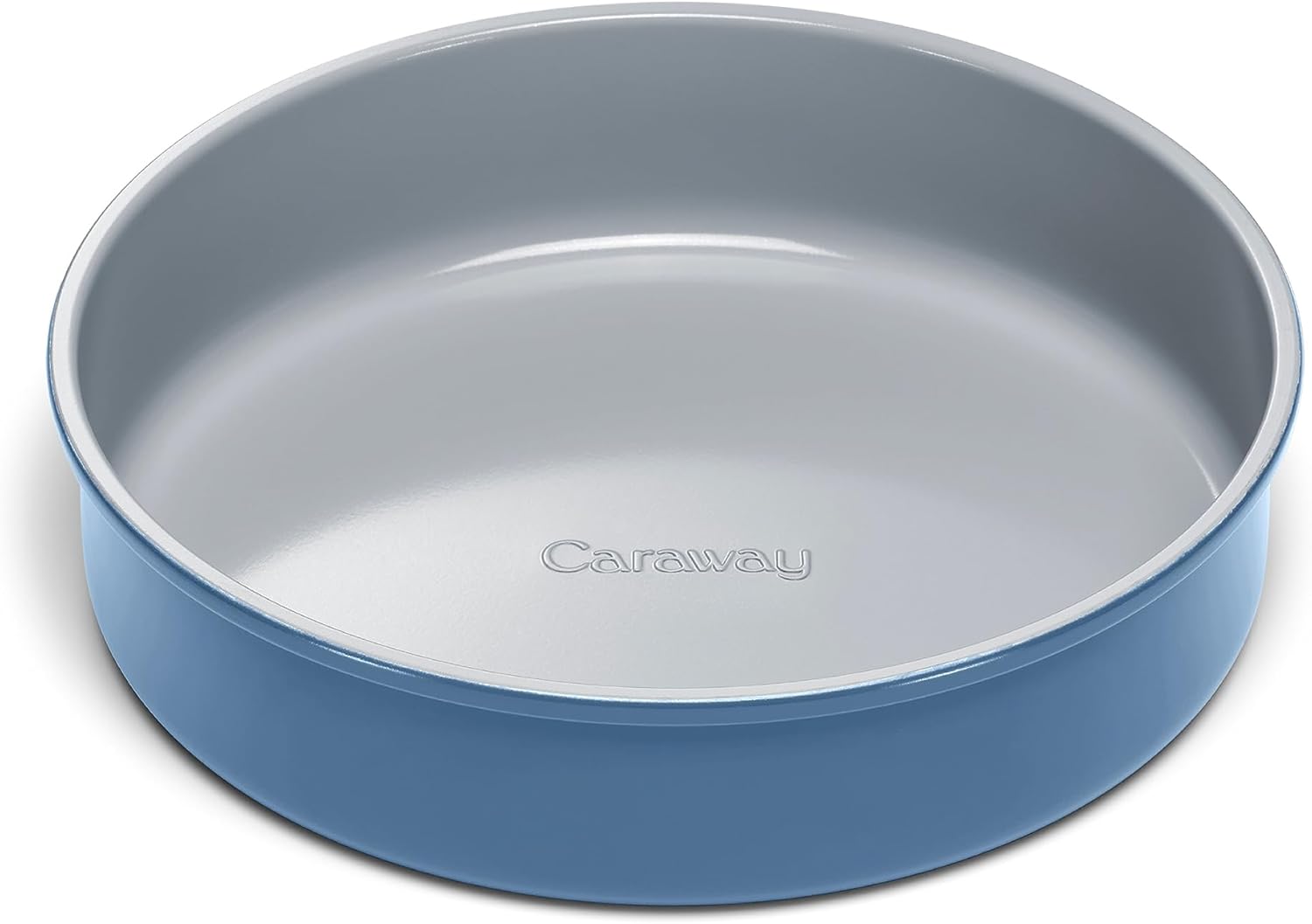 Caraway Non-Stick Ceramic 9” Circle Pan - Naturally Slick Ceramic Coating - Non-Toxic, PTFE & PFOA Free - Perfect for Birthday Cakes, Tartes, & More - Slate Caraway Non-Stick Ceramic 9” Circle Pan - Naturally Slick Ceramic Coating - Non-Toxic, PTFE & PFOA Free - Perfect for Birthday Cakes, Tartes, & More - Slate