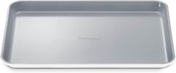 Caraway Non-Stick Ceramic Baking Sheet - Naturally Slick Ceramic Coating - Non-Toxic, PTFE & PFOA Free - Perfect for Baking, Roasting, and More - Medium (15" x 10") - White