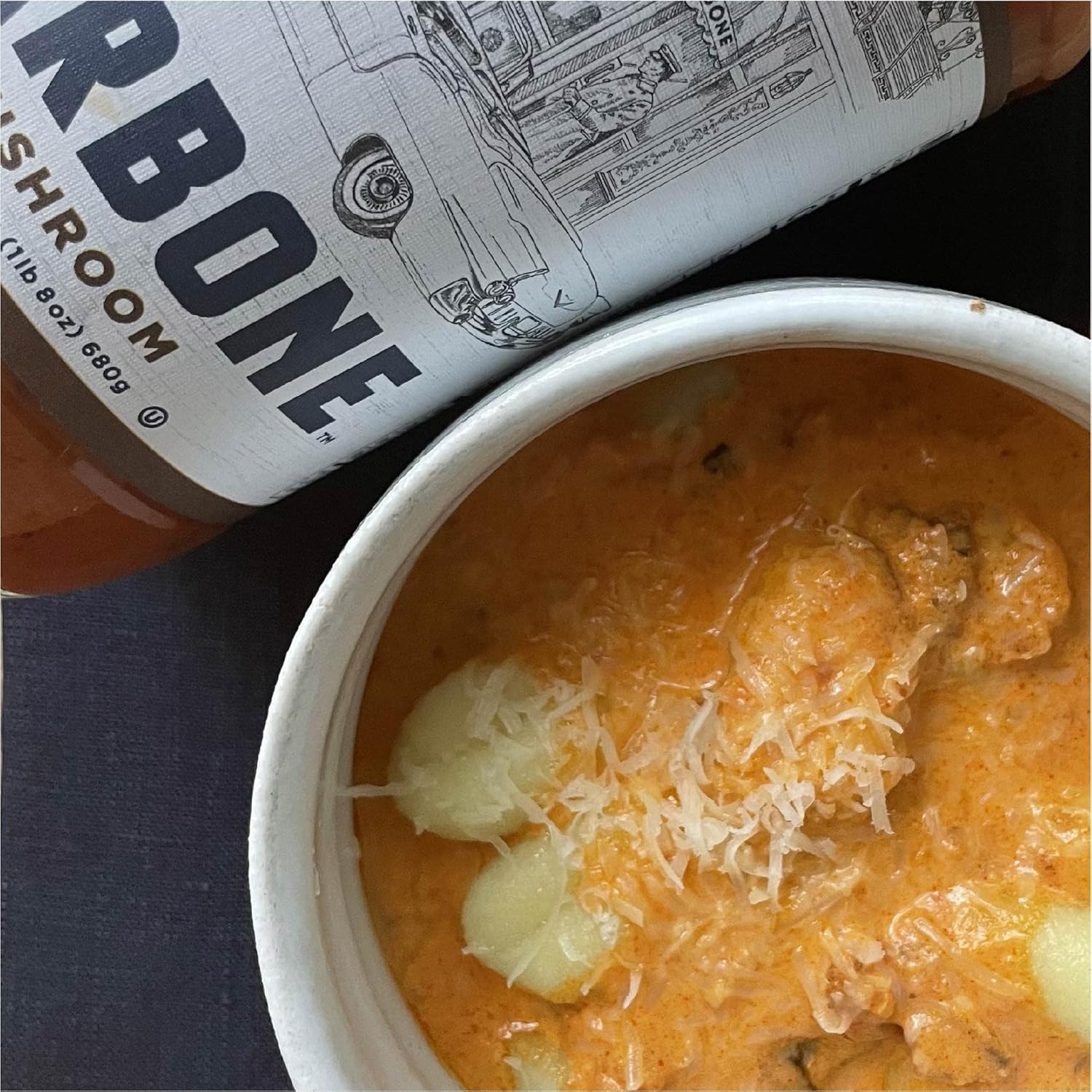 Carbone Mushroom Marinara Pasta Sauce Tomato Sauce Made with Fresh & All-Natural Ingredients Non GMO, Vegan, Gluten Free, Low Carb Pasta Sauce, 24 Fl Oz (Pack of 4)6