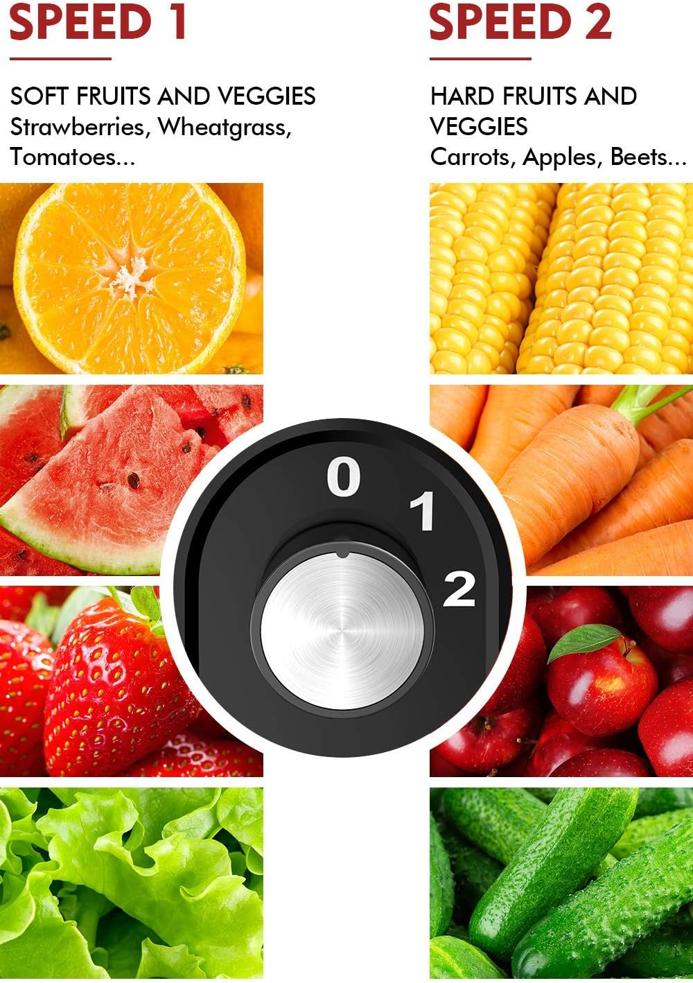 Centrifugal Juicer Machines, Juice Extractor with Germany-Made 163 Chopping Blades (Titanium Reinforced) & 2-Layer Centrifugal Bowl, High Juice Yield, Easy to Clean, Anti-Drip,100% BPA-Free4