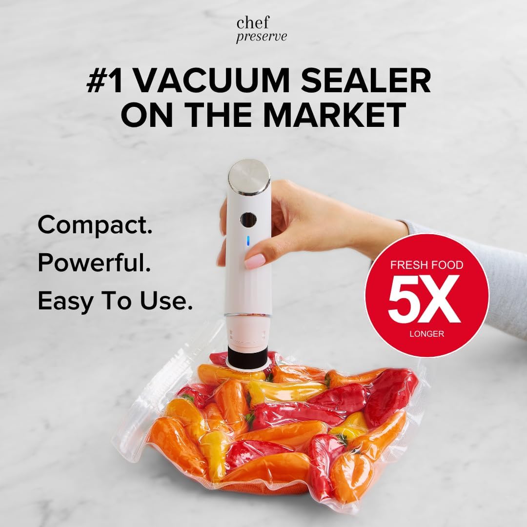 Chef Preserve Vacuum Sealer (Vacuum Sealer + 30 Bags)1