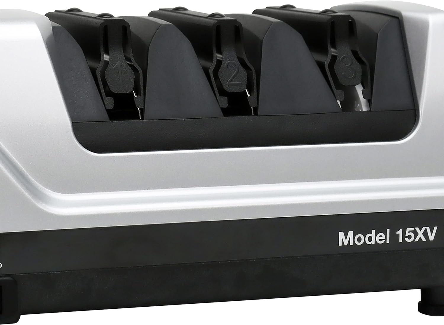 Chef'sChoice 15XV EdgeSelect Professional Electric Knife Sharpener with 100-Percent Diamond Abrasives and Precision Angle Guides for Straight Edge and Serrated Knives, 3-Stage, Gray4