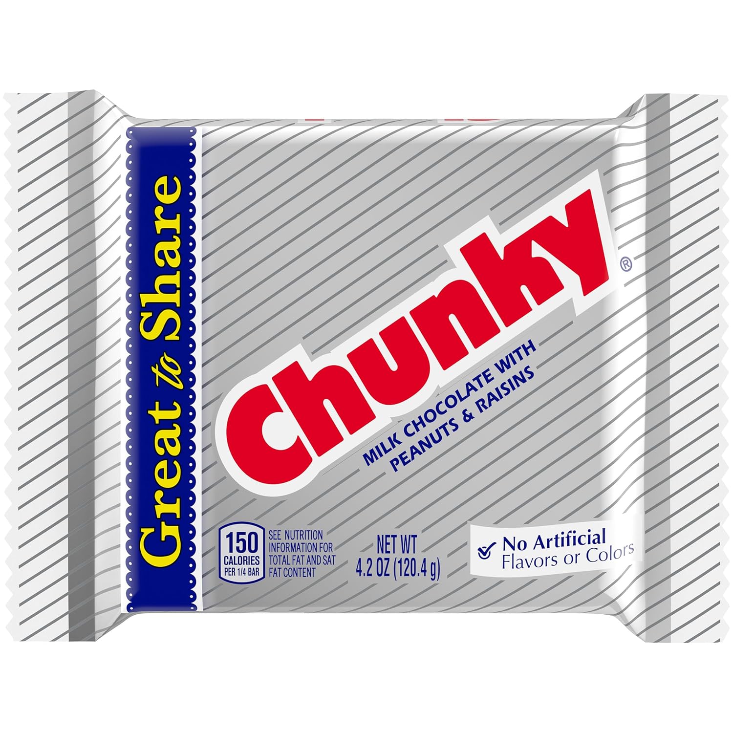 Chunky Giant Milk Chocolate Candy Bar, 12 Count, Bulk Individually Wrapped Ferrero Candy, 4.2 oz Chunky Giant Milk Chocolate Candy Bar, 12 Count, Bulk Individually Wrapped Ferrero Candy, 4.2 oz