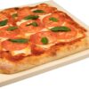 CucinaPro Pizza Stone for Oven, Grill, BBQ- Extra Thick 5/8" Cordierite Rectangular Baking Stone for Better Cooking- 16" x 14" Pan- Holds High Temperature Perfectly For Crispy Crust- Kitchen Must Have
