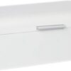 Culinary Couture Extra Large White Bread Box for Kitchen Countertop - Holds 2 Bread Loaves! - 16.5" x 9" x 6.5" - Stainless Steel Vintage Bread Boxes for Kitchen Counters