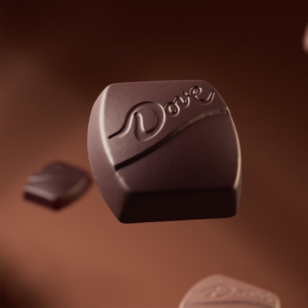 DOVE PROMISES Almond Dark Chocolate Candy 7.61-Ounce Bag (Pack of 8)8