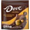 DOVE PROMISES Caramel Milk Chocolate Candy 7.61-Ounce Bag (Pack of 8)