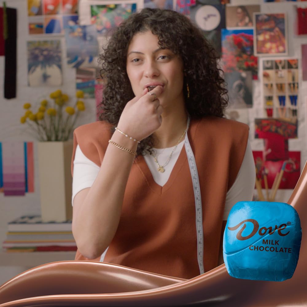 DOVE PROMISES Milk Chocolate Candy 8.46-Ounce Bag (Pack of 8)3