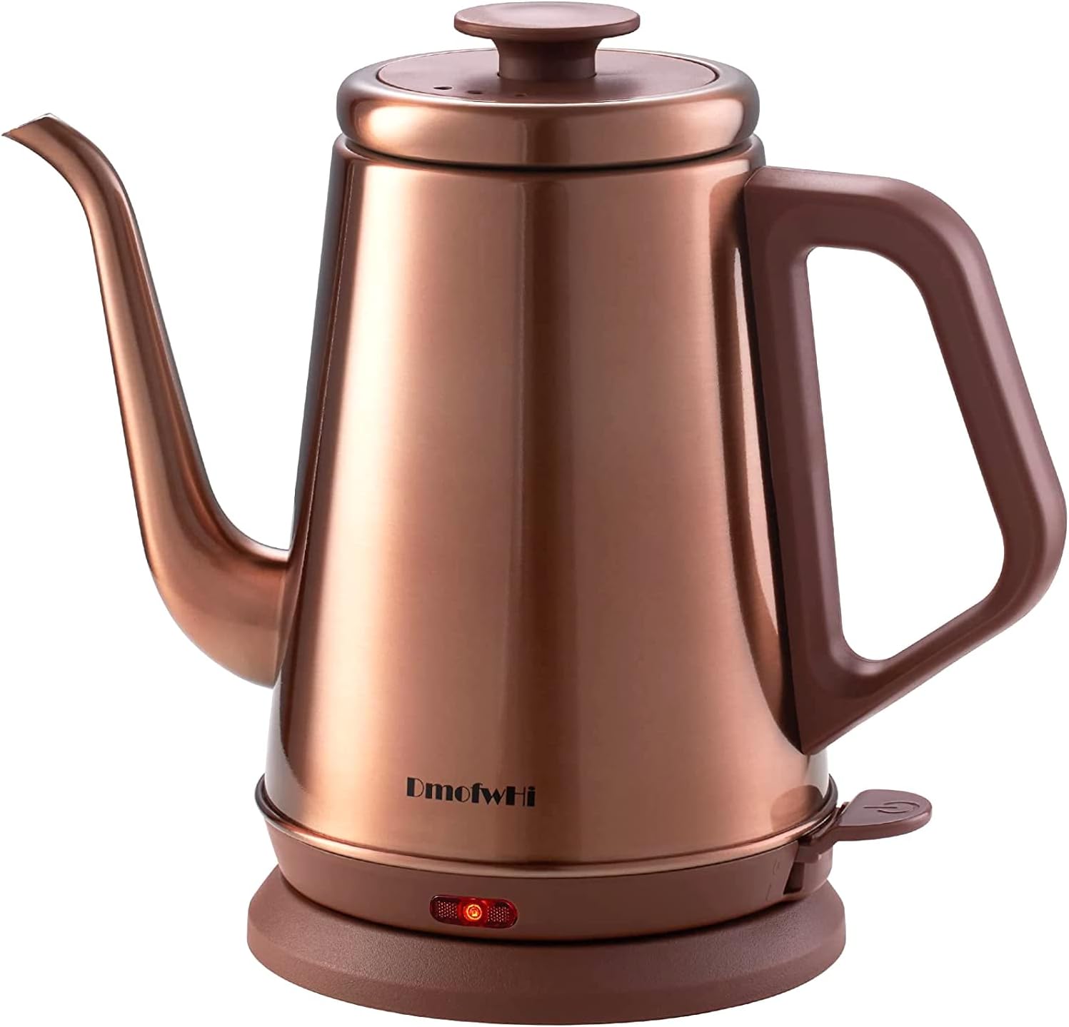 DmofwHi 1000W Gooseneck Electric Kettle (1.0L),100% Stainless Steel BPA Free Tea Kettle with Auto Shut - Off Protection, Pour Over Coffee Kettle -Copper DmofwHi 1000W Gooseneck Electric Kettle (1.0L),100% Stainless Steel BPA Free Tea Kettle with Auto Shut - Off Protection, Pour Over Coffee Kettle -Copper
