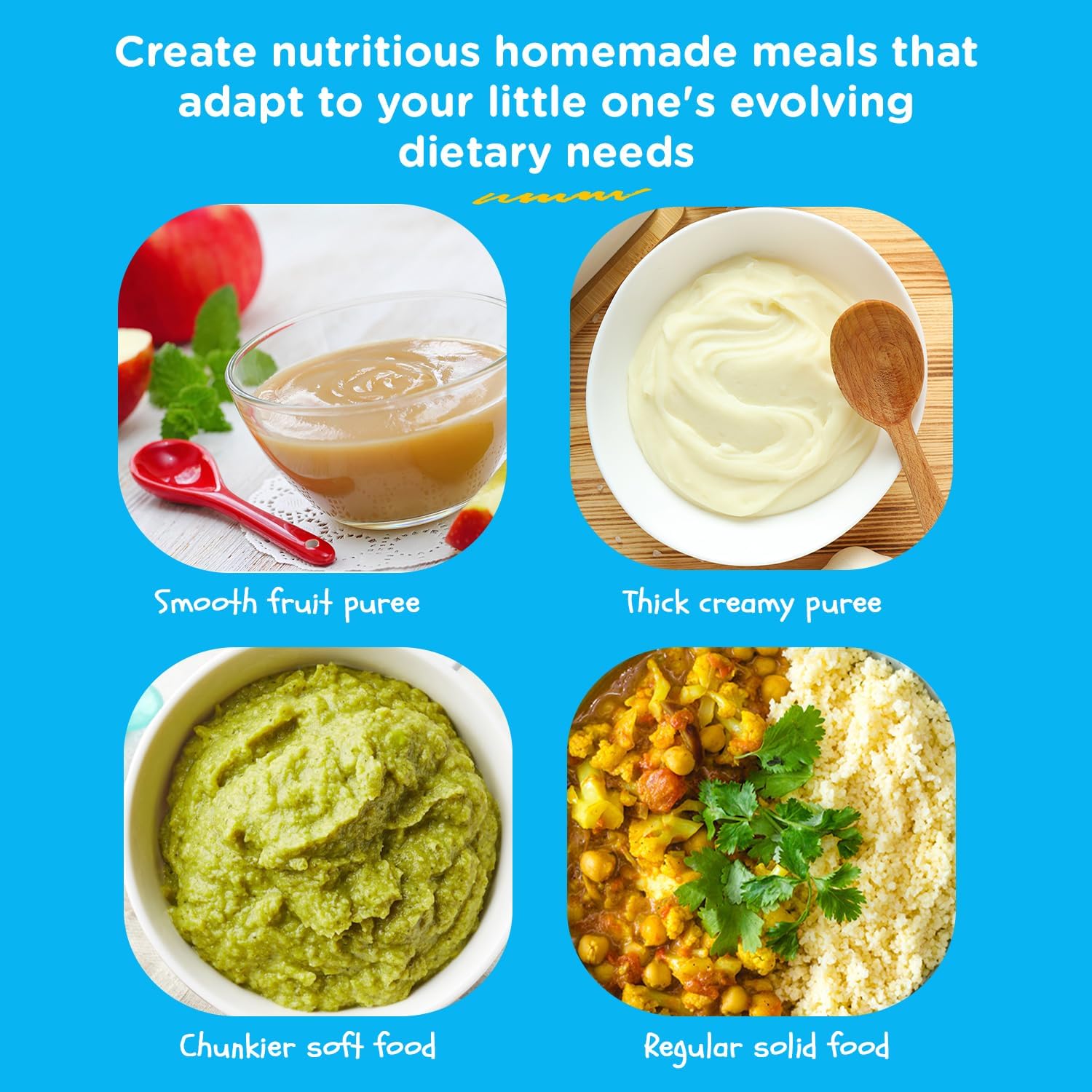 EVLA'S Baby Food Maker, Steamer, Blender, Baby Food Processor for Healthy Homemade Baby Food in Minutes, Touch Screen with 6 Reusable Food Pouches, Baby Registry Essential, White89