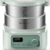 Electric Dough Maker with Proof Dough Function, Microcomputer Timing, 4.5Qt 304 Stainless Steel Bowl, Dough Mixer with Stuffing Blade, Green