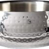 Elegance Hammered Salad Bowl – Double Wall Insulated Serving Bowl (11.5” Dia)