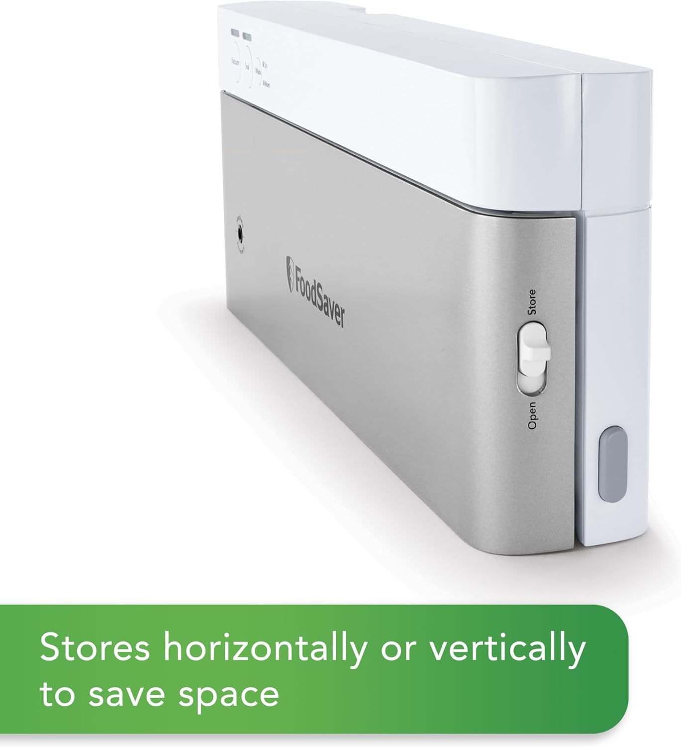 FoodSaver Compact Vacuum Sealer Machine with Airtight Bags and Roll - Ideal for Sous Vide and Airtight Food Storage, White9
