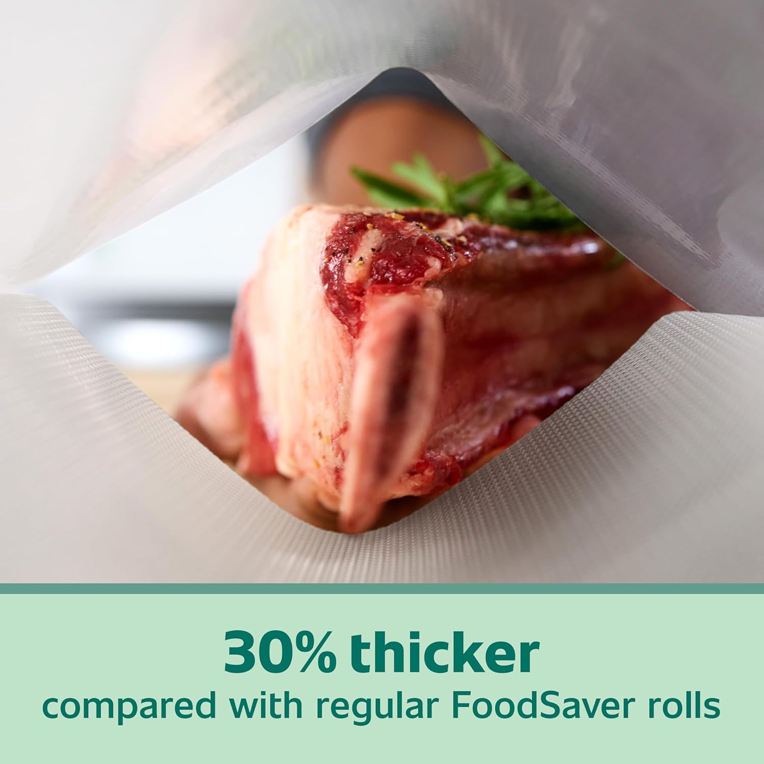 FoodSaver Heavy-Duty Vacuum Seal 8 x 20' Roll, 6-Pack, Ideal for Food Storage and Sous Vide Cooking1